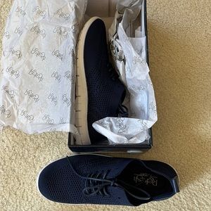 Refresh - sport navy mesh walking shoe